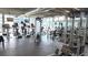 Well-equipped fitness center featuring state-of-the-art exercise machines and city views at 150 E Robinson St # 12A-15 / 1216, Orlando, FL 32801