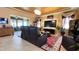Cozy living room with comfortable seating, entertainment center, and stylish decor creating a relaxing atmosphere at 1855 Partin Terrace Rd, Kissimmee, FL 34744