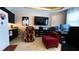 Office space with massage chair and furniture at 1855 Partin Terrace Rd, Kissimmee, FL 34744