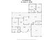 Detailed floor plan showcasing the layout of the home including bedrooms, bathrooms, and living spaces at 24 Cypress Ave, St Cloud, FL 34769