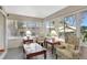 Relaxing sunroom with comfortable seating, large windows, and natural light at 24 Cypress Ave, St Cloud, FL 34769
