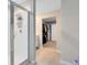 Bathroom features a glass-enclosed shower and walk-in closet entrance at 261 Whistling Duck Trl, St Cloud, FL 34771