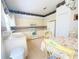 Well-lit kitchen with white cabinets and modern appliances at 603 Russ Pond Dr, Kissimmee, FL 34759