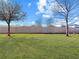 Expansive backyard with lush green grass and a privacy fence, ideal for outdoor enjoyment at 734 Andalusia Loop, Davenport, FL 33837