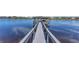 Picturesque dock extending into a serene lake, offering stunning views of the water and surrounding landscape at 16629 Broadwater Ave, Winter Garden, FL 34787
