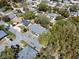 Aerial view of neighborhood showcasing the property's location at 2723 Beacon St, Eustis, FL 32726