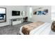 Serene bedroom with carpet, a dedicated workspace, and a soothing atmosphere at 2807 Bookmark Dr, Kissimmee, FL 34746