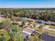 Aerial view of a house in a neighborhood with a pool and mature landscaping at 3252 Noah St, Deltona, FL 32738