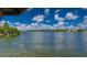 Scenic water view featuring a gazebo on a dock, capturing a serene and picturesque scene at 409 Oak Haven Dr # 409, Altamonte Springs, FL 32701