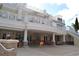 Luxurious clubhouse featuring outdoor seating and the 
