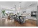 Spacious kitchen features a large island and modern stainless steel appliances at 8025 Topsail Pl, Winter Garden, FL 34787