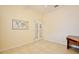 Office featuring tiled floors, a double glass doors and a world map at 9102 Shadowbrook Trl, Orlando, FL 32825