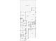 Detailed floorplan showcasing the layout of the property, including the kitchen, bedrooms, and outdoor screened patio/pool area at 13059 Stoddart Ave, Orlando, FL 32827