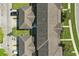 Aerial shot displaying townhome roofs, landscaping, and street layout in a well-organized neighborhood at 1325 Seburn Rd, Apopka, FL 32703
