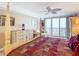Spacious main bedroom featuring a four-poster bed and access to a balcony with ocean views at 2055 S Atlantic Ave # 1604, Daytona Beach, FL 32118