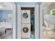 Laundry closet featuring stacked washer and dryer with closet at 2109 E Central Blvd, Orlando, FL 32803