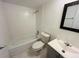 Bathroom featuring a tub and shower combination, a toilet, and a sink at 2751 L B Mcleod Rd # 2751, Orlando, FL 32805