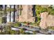 Aerial view of the community showcasing the building's layout and ample parking at 3332 Robert Trent Jones Dr # 20703, Orlando, FL 32835