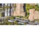 Aerial view of the community showcasing the building's layout and ample parking at 3332 Robert Trent Jones Dr # 20703, Orlando, FL 32835