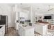 Modern kitchen featuring white cabinetry, stainless appliances, and an open layout perfect for entertaining at 3352 Park Grove Ct, Longwood, FL 32779