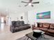 Comfortable living room with stylish furnishings, perfect for entertaining or relaxing at 338 Crestwind Dr, Daytona Beach, FL 32124