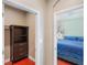 Organized walk-in closet with built-in shelving and drawers, offering ample storage space and functionality at 3415 Starbird Dr, Ocoee, FL 34761