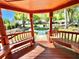 View from inside the gazebo at 3415 Starbird Dr, Ocoee, FL 34761