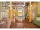 Spacious game room with a pool table, comfortable seating, and high ceilings at 911 N Orange Ave # 447, Orlando, FL 32801