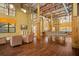 Spacious game room with a pool table, comfortable seating, and high ceilings at 911 N Orange Ave # 447, Orlando, FL 32801
