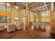 Spacious game room with a pool table, comfortable seating, and high ceilings at 911 N Orange Ave # 447, Orlando, FL 32801