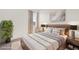 Bedroom features neutral decor, natural light, and wood accents at 927 City Walk Ln, Oviedo, FL 32765