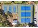 Aerial view of community tennis courts at 927 City Walk Ln, Oviedo, FL 32765