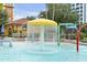 Fun splash pad area with colorful water features, perfect for to cool off and play at 12544 Floridays Resort Dr # 102, Orlando, FL 32821