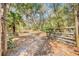 Metal gate at the end of the property at 220 Wekiva Park Drive, Sanford, FL 32771