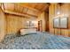 Spacious living room features wood paneling, statement carpet and unique architectural details at 220 Wekiva Park Drive, Sanford, FL 32771