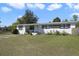 Single-story home with a well-manicured lawn and simple, clean exterior design at 5719 Meridian Way, Orlando, FL 32808