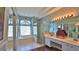 Bright bathroom with separate shower and bath at 5776 Falling Tree Ln, Port Orange, FL 32127