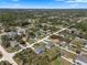 An aerial perspective of a Gathering-friendly neighborhood with well-maintained homes and green spaces at 1139 9Th Ave, Deland, FL 32724
