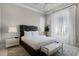 Comfortable bedroom with a plush bed, nightstands, accent rug, and sheer window curtains at 1148 Grand Traverse Pkwy, Reunion, FL 34747