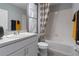 Clean, bright bathroom with a tub-shower combination at 1234 Sand Torch Cir, Davenport, FL 33837