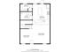 Detailed floor plan showcasing the layout of the kitchen, living room, dining area, and bathroom dimensions at 1696 Tohoqua Blvd, Kissimmee, FL 34744