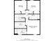 Floor plan with detailed layout of bedrooms, bathrooms, and walk-in closet space with measurements at 1696 Tohoqua Blvd, Kissimmee, FL 34744