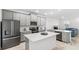 Open kitchen boasts modern appliances, spacious countertops, and a center island at 1696 Tohoqua Blvd, Kissimmee, FL 34744