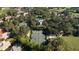Breathtaking aerial view of a community featuring tennis courts, a swimming pool, and lush greenery at 1707 Stetson Ct, Longwood, FL 32779