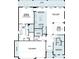 Floor plan showcasing a spacious layout with a large Gathering room, open kitchen, and a three-car garage at 2430 Francisco Art Ct, Oviedo, FL 32765