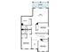 Upstairs floor plan displays four bedrooms, two bathrooms, a balcony, and a large loft at 2430 Francisco Art Ct, Oviedo, FL 32765