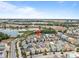 Charming multi-colored homes nestled in a picturesque community with serene lake views and well-maintained landscaping at 3095 Key Lime Loop, Kissimmee, FL 34747