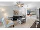 Bright and airy living room featuring tile floors and an open floor plan at 4618 Prairie Point, Kissimmee, FL 34746