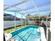 Relaxing screened-in pool area perfect for enjoying a sunny day in a private backyard at 4618 Prairie Point, Kissimmee, FL 34746