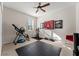 This exercise room includes a stationary bike and assorted exercise equipment for a complete workout at 4862 Grand Vista Ln, St Cloud, FL 34771